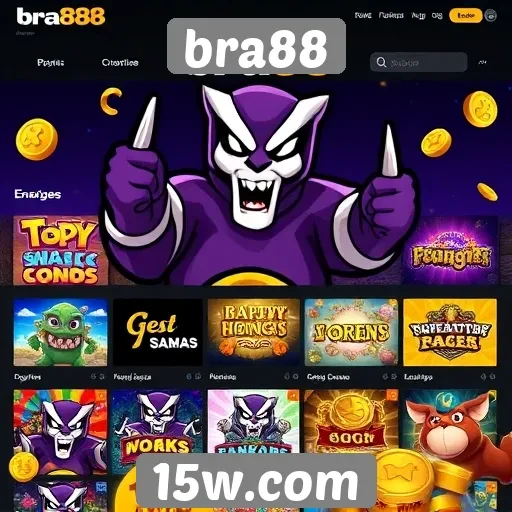 Variedade de jogos disponíveis no bra88